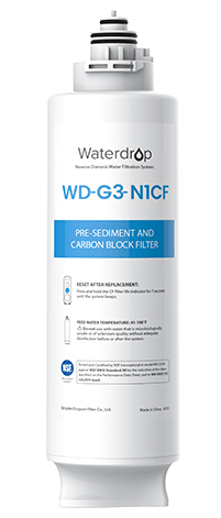 CF Replacement Filter for G3P800 & G3 RO Systems - G3-N1CF-CN - Waterdrop UAE